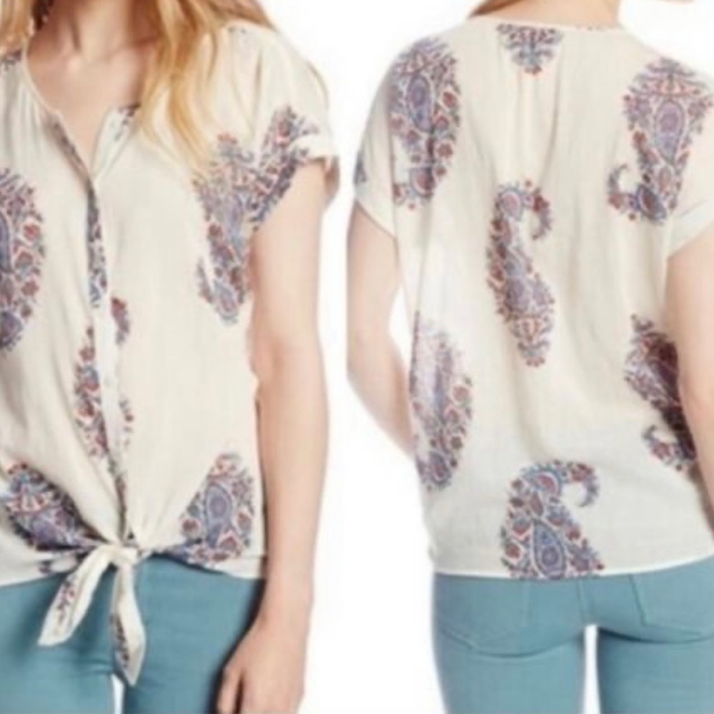 Peter Dunham for Lucky Brand Womens Top- Large